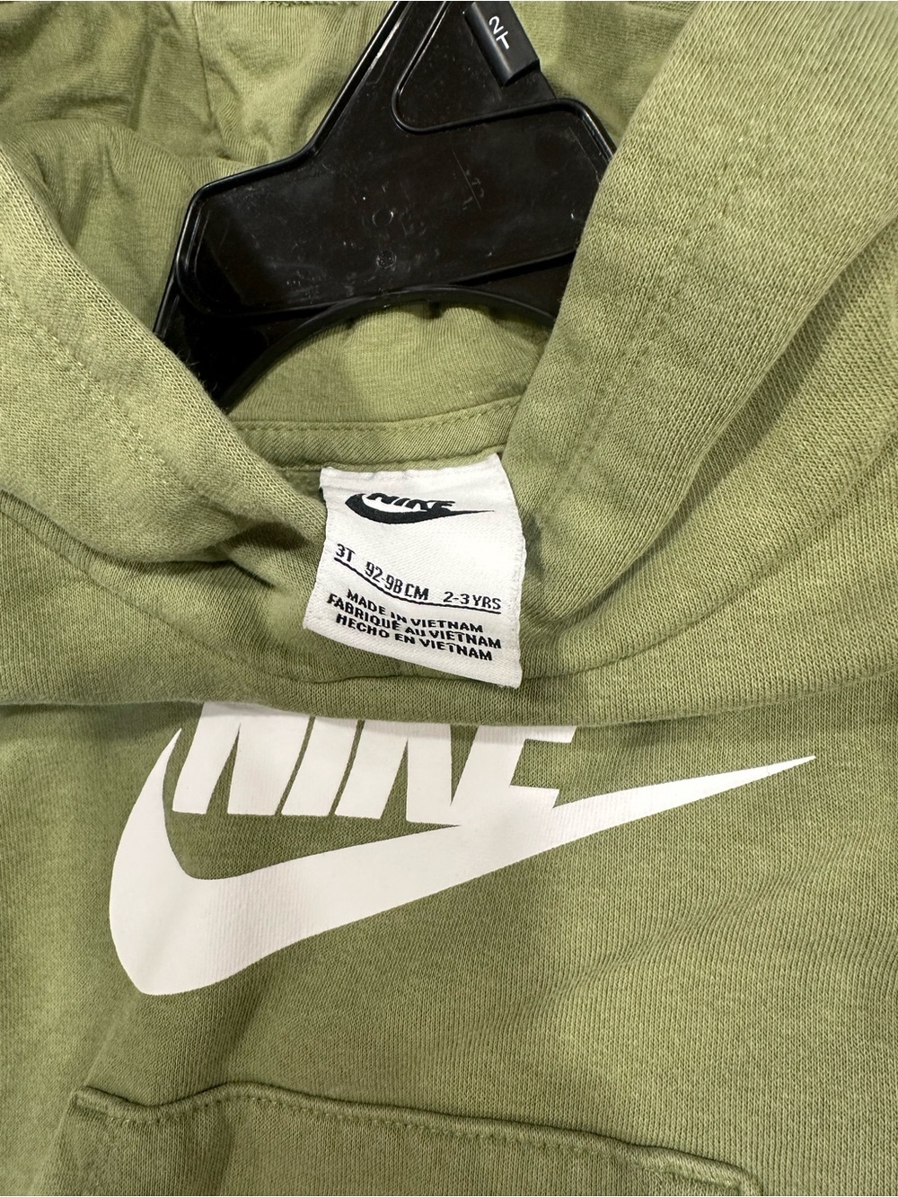 Kids Nike Hooded Jogger Sweat Set - sage Green